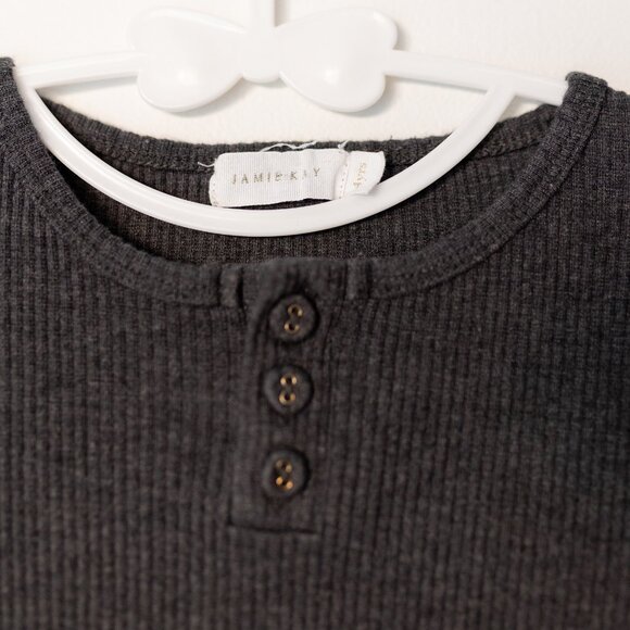 Jamie Kay Organic Cotton Modal Henley Tee - Picture 2 of 3
